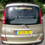 stickers auto | Onze Gouden Koets