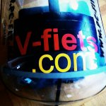 naamstickers | Ligfiets