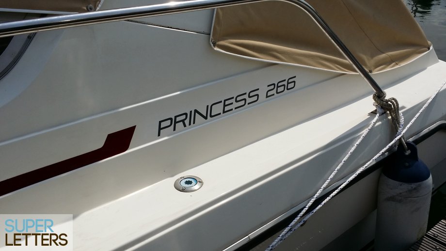 naamstickers | Princess 266 Riviera