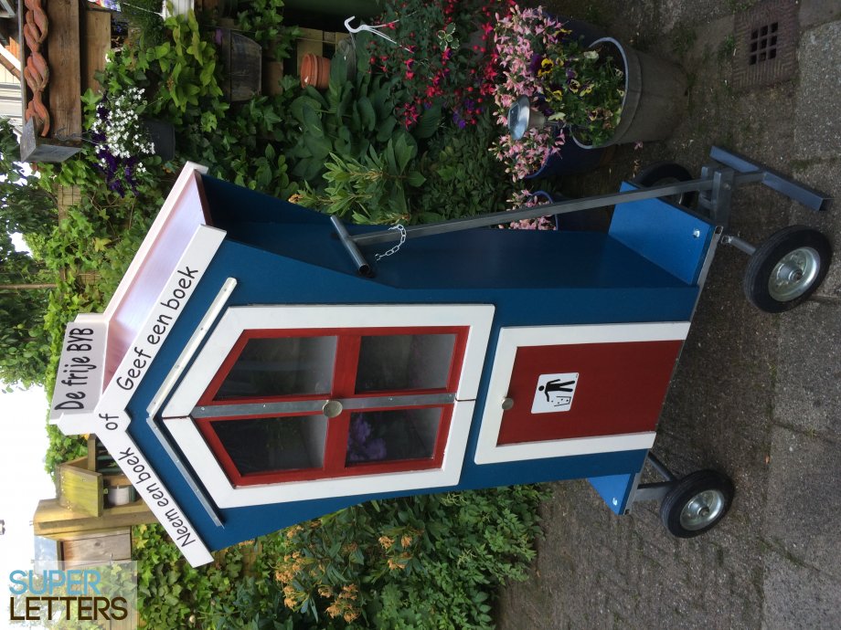 bestickering | Mobile Boekenkast naamstickers | Mobile Boekenkast