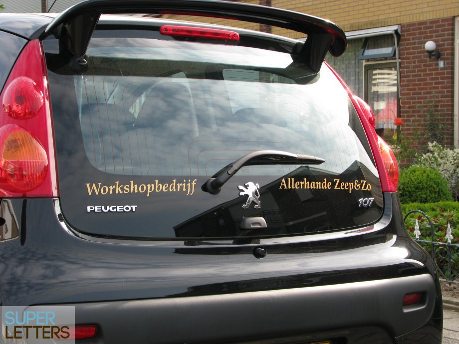 stickers auto | Heel mooi geworden !