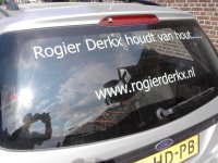 belettering op auto