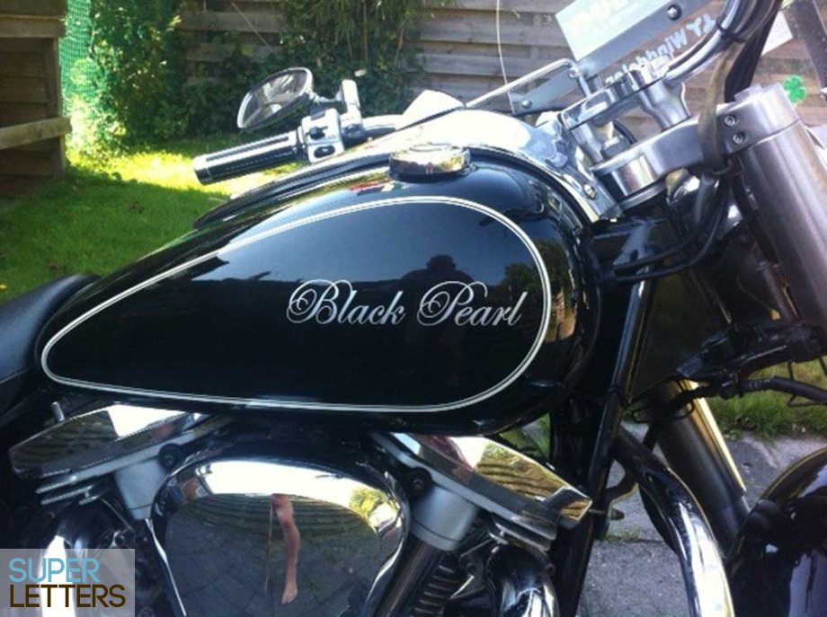 stickers auto | Naam op tank