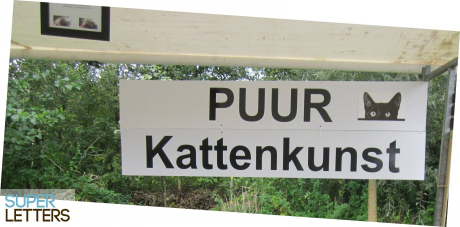 reclamebord plakletters | Uithangbord kraam reclamebord plakken | Uithangbord kraam