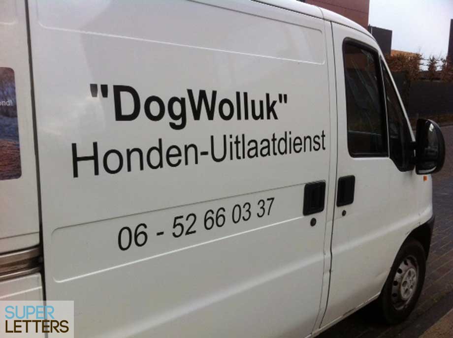 autostickers | Honden uitlaatdienst stickers auto | Honden uitlaatdienst