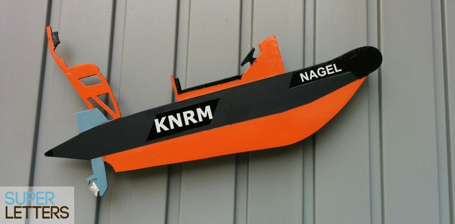 naamstickers | Reddingboot Nagel