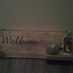 naamstickers | wandbord