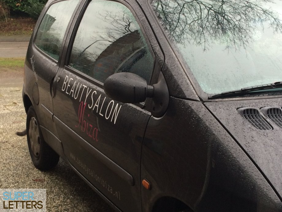bestickering | salon auto naamstickers | salon auto
