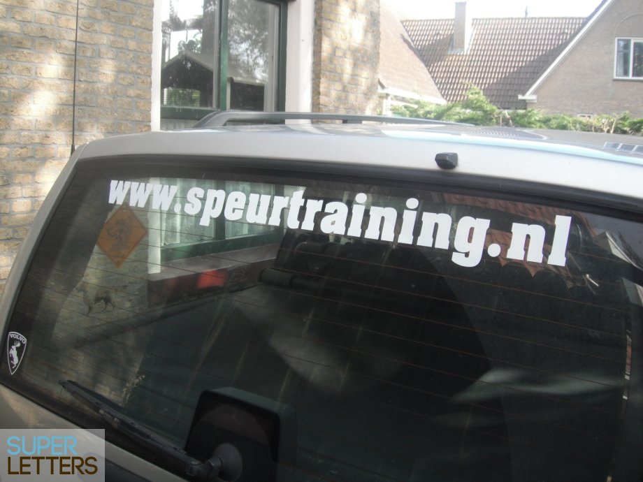 bestickering | Iedere hond kan speuren naamstickers | Iedere hond kan speuren