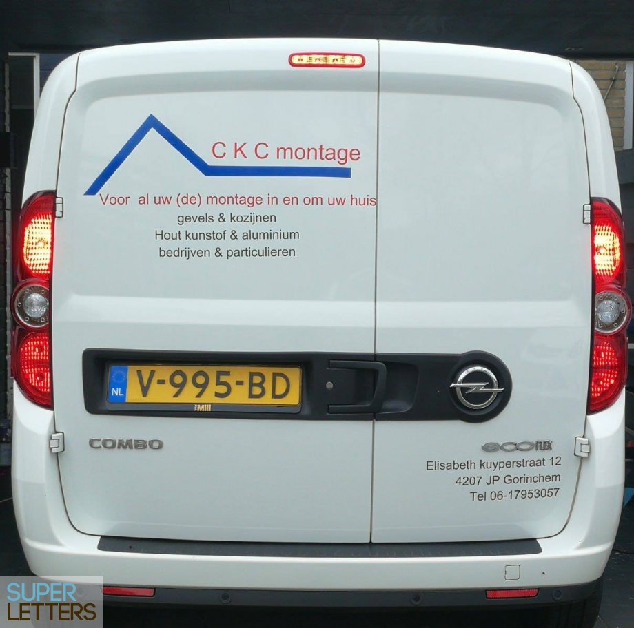 naamstickers | reclame ckc montage 