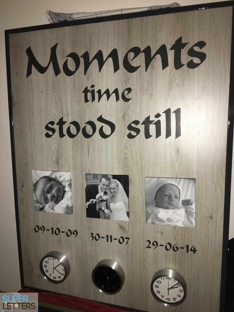 interieur sticker | Speciale momenten deco stickers | Speciale momenten