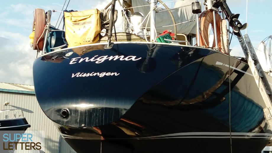 bestickering | Nautor Swan 39R Zeilschip naamstickers | Nautor Swan 39R Zeilschip