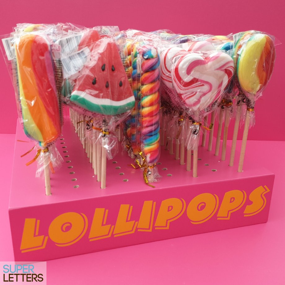 naamstickers | Lolly Display