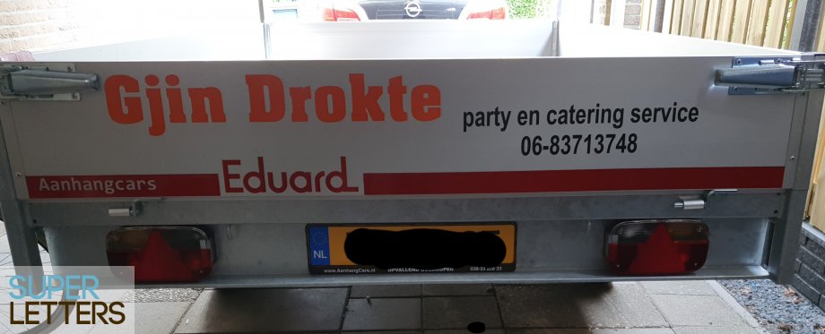 bestickering | Gjin Drokte naamstickers | Gjin Drokte