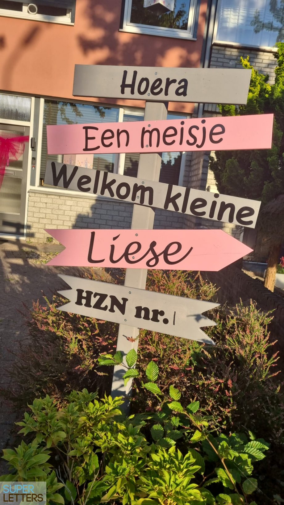 deur stickers | Geboortebord Liese