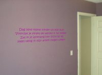 muurstickers tekst Teksten op een muur