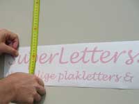 Plakletters en belettering plak instrukties