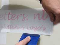 Plakletters en belettering plak instrukties